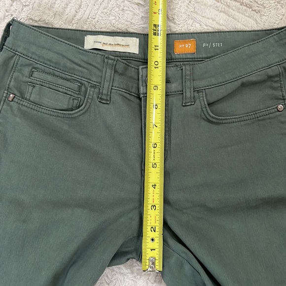 Anthropologie Pilcro and the Letterpress Stet cropped pants green Size 27 - Picture 11 of 16